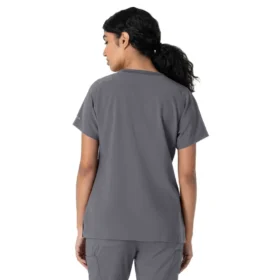 Blouse médicale à col rond Force Cross-Flex pour femme
