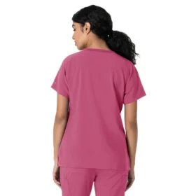 Blouse médicale à col rond Force Cross-Flex pour femme
