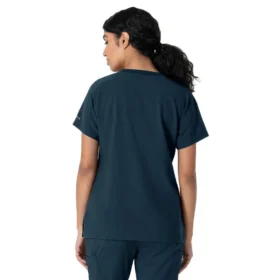 Blouse médicale à col rond Force Cross-Flex pour femme