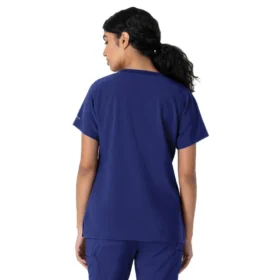 Blouse médicale à col rond Force Cross-Flex pour femme