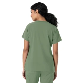 Blouse médicale à col rond Force Cross-Flex pour femme