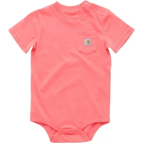 Body à manchons courts avec poche pour enfant (bébé)