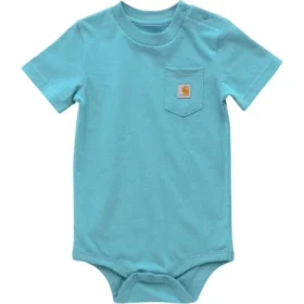 Body à manchons courts avec poche pour enfant (bébé)