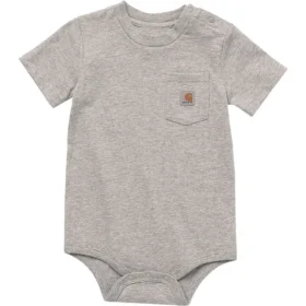 Body à manchons courts avec poche pour enfant (bébé)