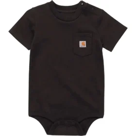 Body à manchons courts avec poche pour enfant (bébé)