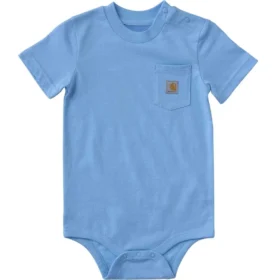 Body à manchons courts avec poche pour enfant (bébé)