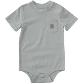 Body à manchons courts avec poche pour enfant (bébé)