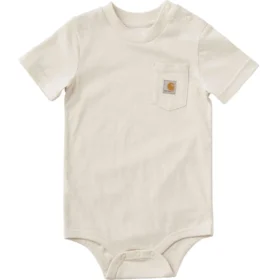 Body à manchons courts avec poche pour enfant (bébé)
