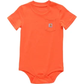 Body à manchons courts avec poche pour enfant (bébé)