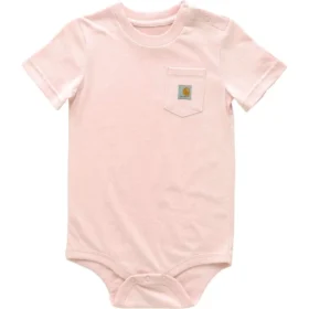 Body à manchons courts avec poche pour enfant (bébé)