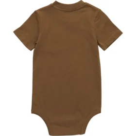 Body à manchons courts avec poche pour enfant (bébé)