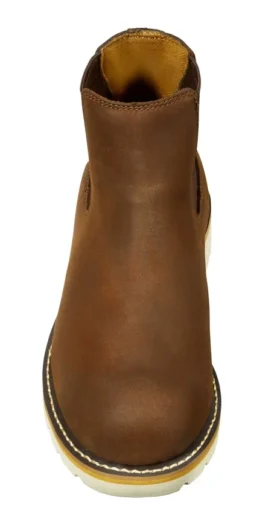 Bottes de travail Chelsea à embout en acier et talon compensé
