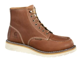 Bottes à talon compensé et bout mocassin imperméables de 6"