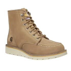 Bottes à talon compensé et bout mocassin 6″ pour femme