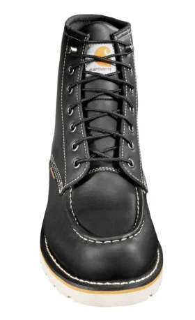 Bottes à talon compensé et bout mocassin imperméables de 6″