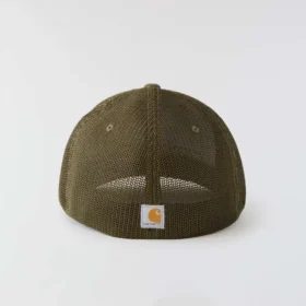 Casquette ajustée Rugged Flex™ en toile avec dos en maille et logo graphique