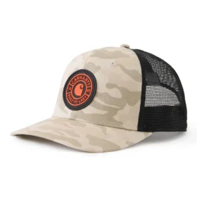 Casquette de camionneur camouflage à dos en maille ripstop