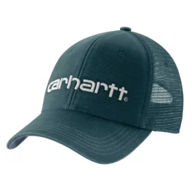 Casquette de camionneur en toile avec dos en maille et logo