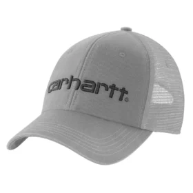 Casquette de camionneur en toile avec dos en maille et logo
