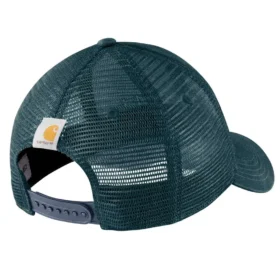 Casquette de camionneur en toile avec dos en maille et logo