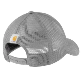 Casquette de camionneur en toile avec dos en maille et logo