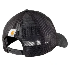 Casquette de camionneur en toile avec dos en maille et logo