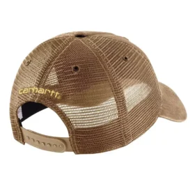 Casquette de camionneur en toile avec dos en maille et logo