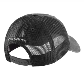Casquette de camionneur en toile avec dos en maille et logo