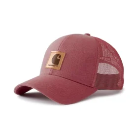 Casquette de camionneur en toile de coton délavée avec arrière en maille