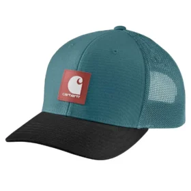 Casquette de camionneur Rugged Flex™ en sergé avec dos en maille et écusson logo