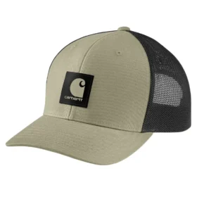 Casquette de camionneur Rugged Flex™ en sergé avec dos en maille et écusson logo