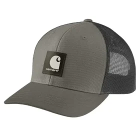 Casquette de camionneur Rugged Flex™ en sergé avec dos en maille et écusson logo