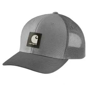 Casquette de camionneur Rugged Flex™ en sergé avec dos en maille et écusson logo