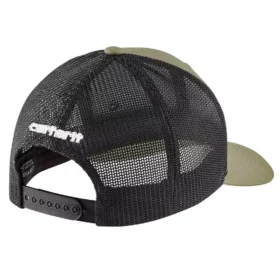Casquette de camionneur Rugged Flex™ en sergé avec dos en maille et écusson logo