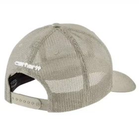 Casquette de camionneur Rugged Flex™ en sergé avec dos en maille et écusson logo