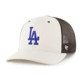 Casquette « Trucker » non teinte « 47 » des Dodgers de Los Angeles