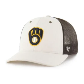 Casquette « Trucker » non teinte « '47 » des Milwaukee Brewers