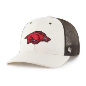 Casquette « Trucker » non teinte « Arkansas Razorbacks '47 »