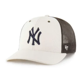 Casquette « Trucker » non teinte des Yankees de New York '47