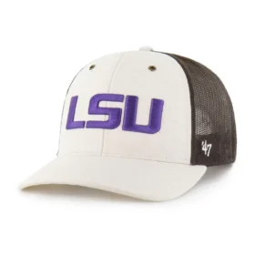 Casquette « Trucker » non teinte « Louisiana State Tigers '47 »