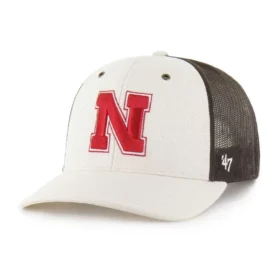 Casquette « Trucker » non teinte Nebraska Cornhuskers '47