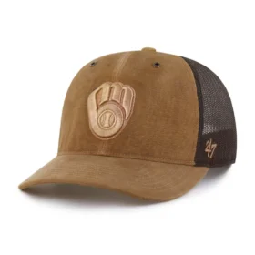 Casquette « Trucker » teinte « '47 » coupe ample des Milwaukee Brewers