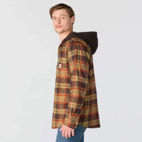 Chemise à capuche à carreaux Hamilton coupe décontractée pour homme – Chemises pour homme