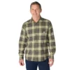 Chemise à carreaux en flanelle d'épaisseur moyenne, coupe décontractée Rugged Flex™, manches longues