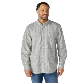 Chemise à carreaux à manches longues Fr Force Sun Defender™ pour homme - Chemises de protection solaire