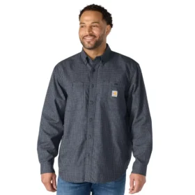 Chemise à carreaux à manches longues Fr Force Sun Defender™ pour homme - Chemises de protection solaire