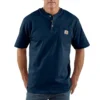 Chemise Henley à poche pour homme Dearborn, coupe ample et tissu épais