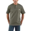 Chemise Henley à poche pour homme Dearborn, coupe ample et tissu épais
