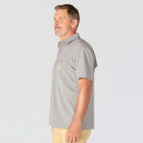 Chemise à manches courtes Force Sun Defender™ pour homme, coupe décontractée – Chemises de protection solaire