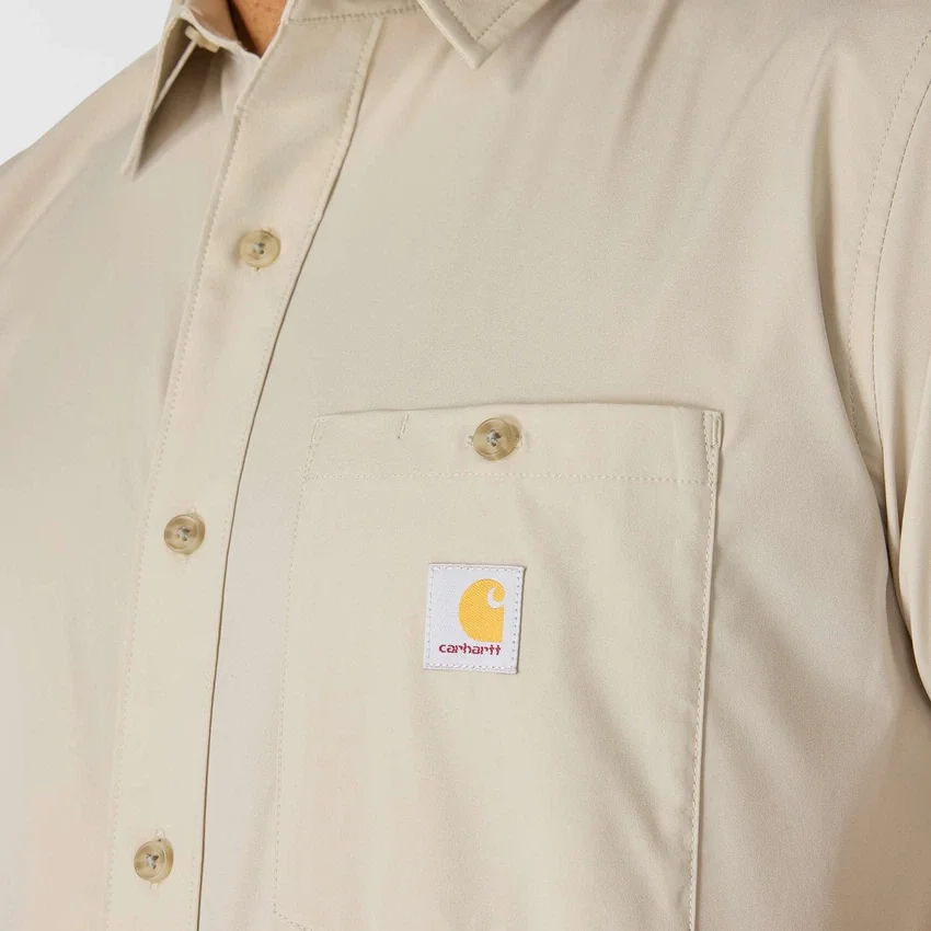Chemise à manches courtes Force Sun Defender™ pour homme, coupe décontractée - Chemises de protection solaire